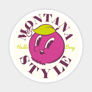 Montana Style | Huckleberry |  Iconic SignatureState Food Magnet